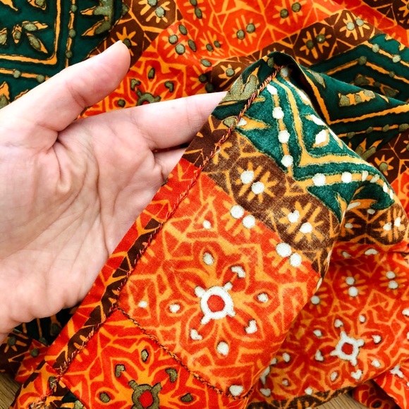 Vintage hand-sewn block print top - Picture 6 of 8